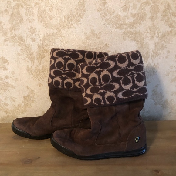 Coach suede boots - Picture 3 of 9